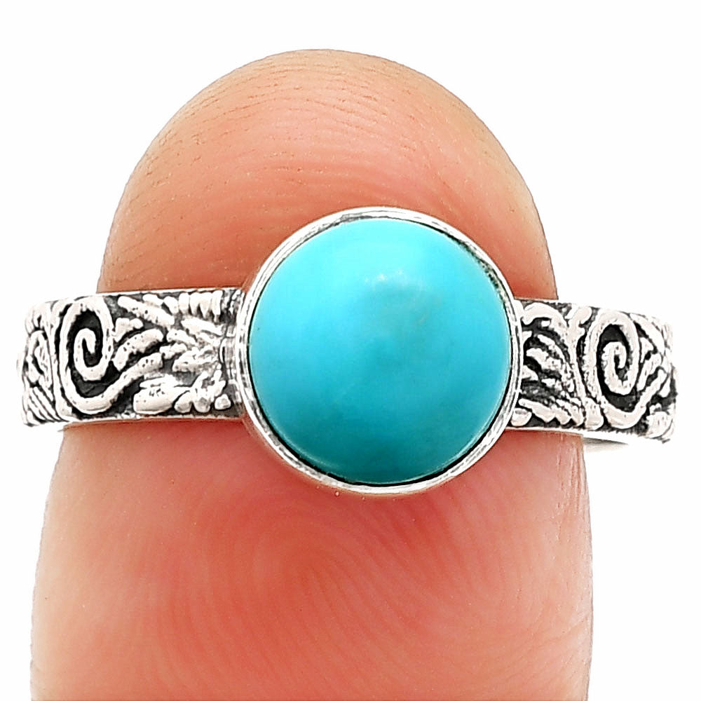 Sleeping Beauty Turquoise - USA Ring size-8 R-1055 27-ER11292