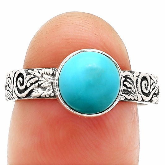 Turquesa Bella Durmiente - EE. UU. Talla de anillo-8 R-1055 27-ER11292