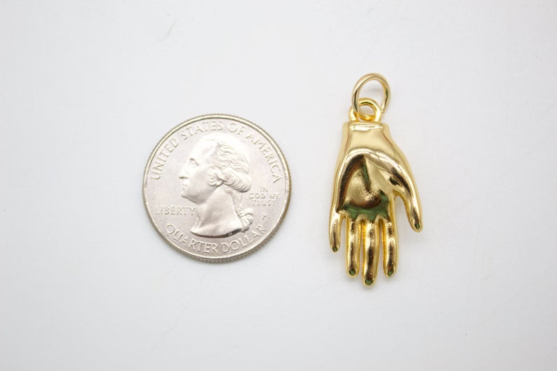 Gold Filled Hand Pendant