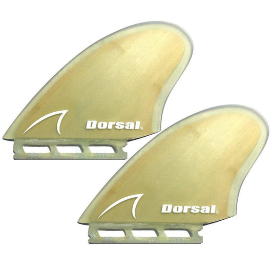 DORSAL Aleta de tabla de surf Quilla Twin 2 Set Compatible con Future