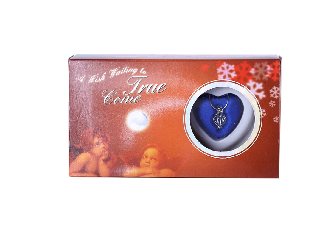 Caja de regalo de joyas de perlas con collar de perlas de agua dulce