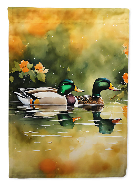 Bandera de jardín de ánade real