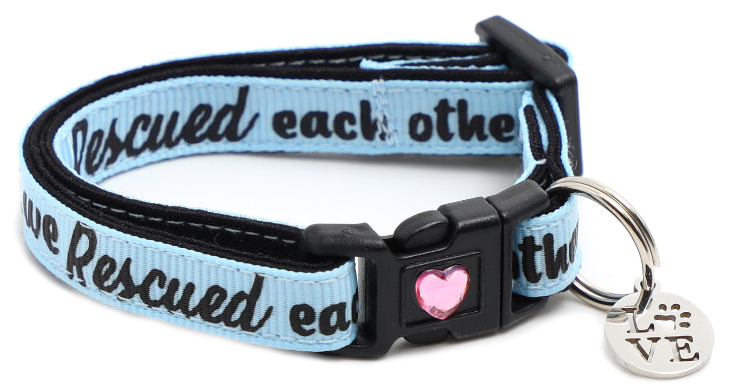 We Rescued Each Other Breakaway Cat Collar