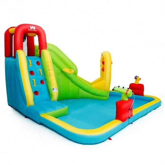 Castillo Inflable Acuático para Exterior con Soplador de 480W