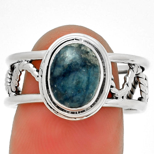 Scheelita Azul Natural - Turquía Talla de anillo-8.5 R-1255 SDR192881