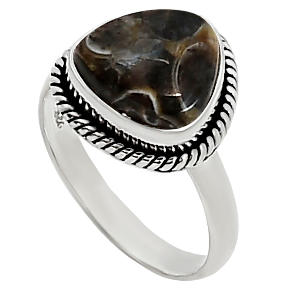 Turtella Jasper Ring size-9 R-1009 SDR254190