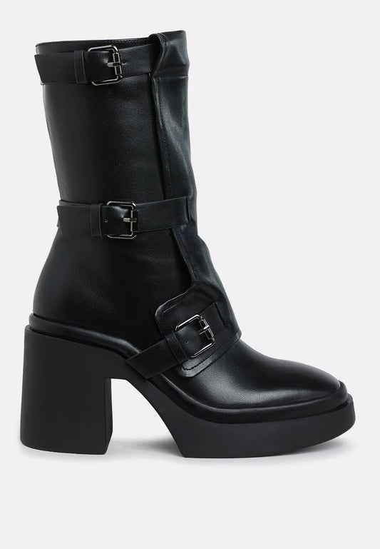 Botas de motorista gruesas Syrah