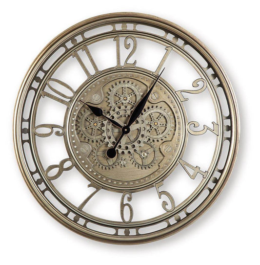 Gilover - Reloj de pared - Acabado champán