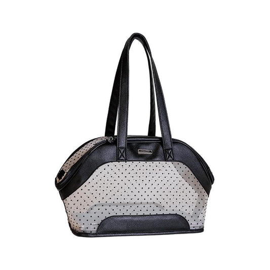 Bolsa de Viaje Portátil y Transpirable para Gatos con Diseño de Malla - Perfecta para Cachorros Teddy, Pomerania y Gatos